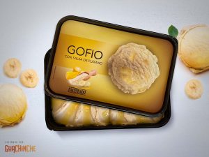 Helado Gofio y Plátano Mercadona
